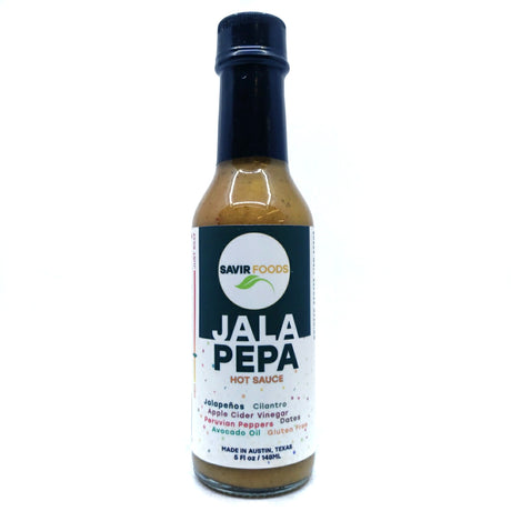 SAVIR Foods Jala Pepa Hot Sauce (148ml)-Hop Burns & Black