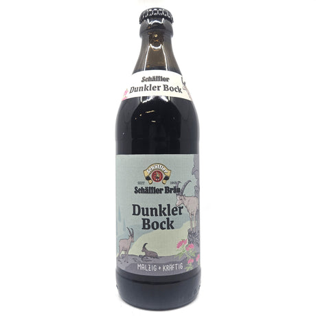 Schaffler Dunkler Bock 7.2% (500ml)-Hop Burns & Black