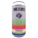 Two Flints x Northern Monk Puddle West Coast IPA 6% (440ml can)-Hop Burns & Black