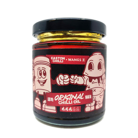 Easton Chilli x Wangs Original Chilli Oil (220g)-Hop Burns & Black
