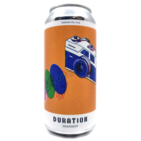 Duration Snapshot Session IPA 4.5% (440ml can)-Hop Burns & Black