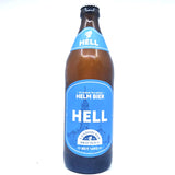 Landshuter Helm Bier Hell 4.9% (500ml)-Hop Burns & Black