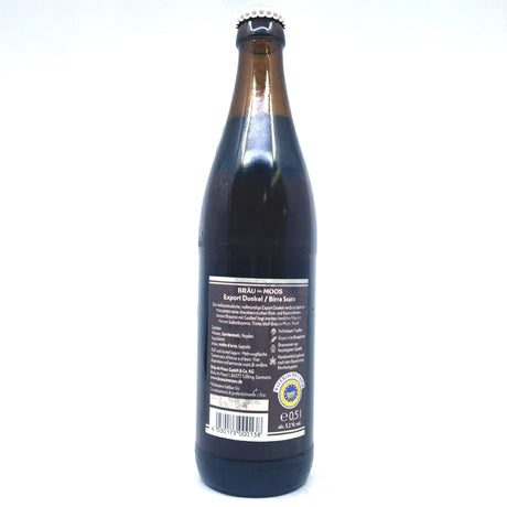 Brau Im Moos Export Dunkel 5.2% (500ml)-Hop Burns & Black