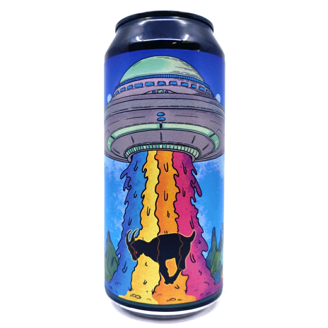 Holy Goat Mighty Scoop Imperial IPA 8.4% (440ml can)-Hop Burns & Black