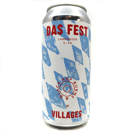 Villages x Hop Burns & Black Das Fest Festbier Oktoberfest Lager 5.4% (440ml can)-Hop Burns & Black