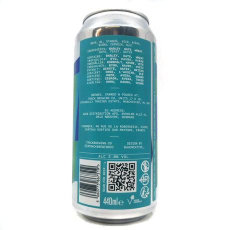 Track Away We Go Table Beer 2.8% (440ml can)-Hop Burns & Black