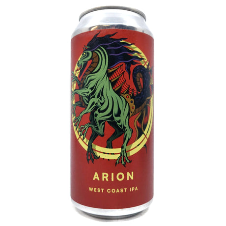 Otherworld Arion West Coast IPA 4.7% (440ml can)-Hop Burns & Black