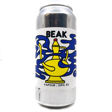 Beak Vapour Double IPA 8% (440ml can)-Hop Burns & Black
