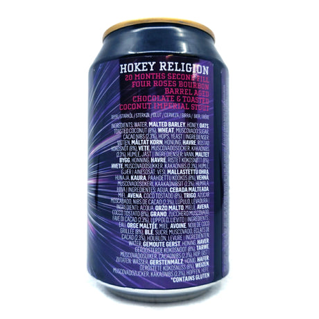 Emperor's Brewery BA Hokey Religion Imperial Stout 12.76% (330ml can)-Hop Burns & Black