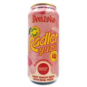Donzoko Radler Yuzu 2.5% (440ml can)-Hop Burns & Black
