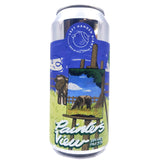 Left Handed Giant Painter's View DDH Hazy Pale Ale 5.5% (440ml can)-Hop Burns & Black