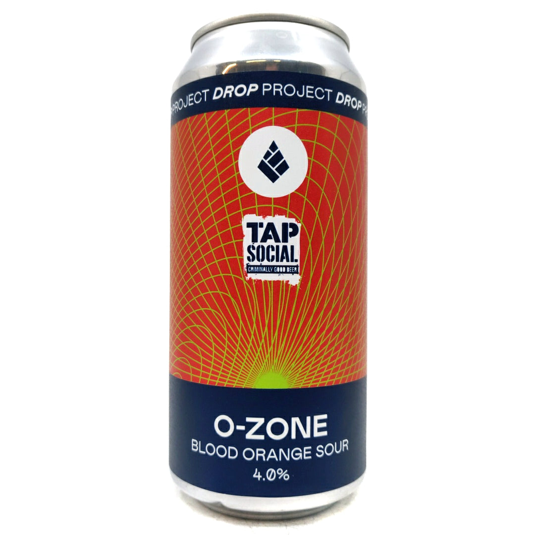 Drop Project O-Zone Blood Orange Sour 4% (440ml can)-Hop Burns & Black