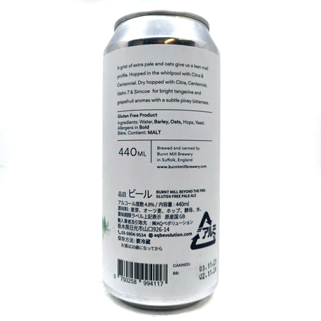 Burnt Mill Beyond The Firs Gluten Free Pale Ale 4.8% (440ml can)-Hop Burns & Black