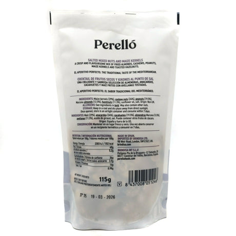 Perello Cocktail Snack Mix (115g)-Hop Burns & Black