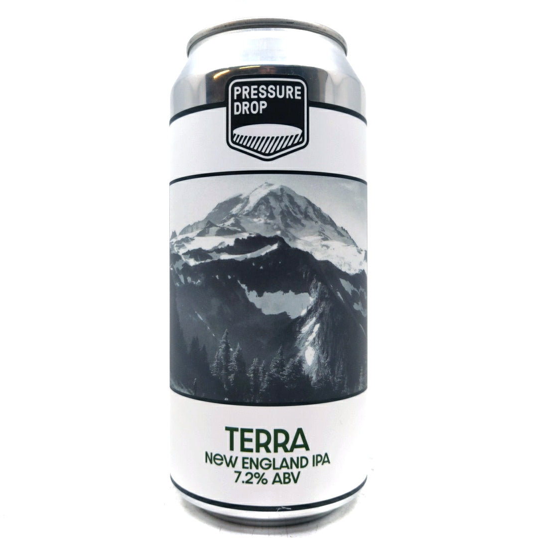 Pressure Drop Terra New England IPA 7.2% (440ml can)-Hop Burns & Black