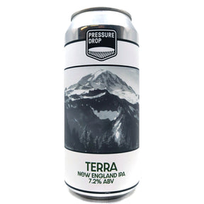 Pressure Drop Terra New England IPA 7.2% (440ml can)-Hop Burns & Black