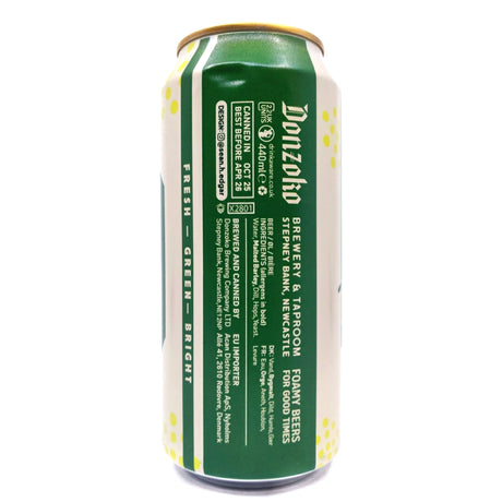 Donzoko Dillsner Pils 5% (500ml can)-Hop Burns & Black