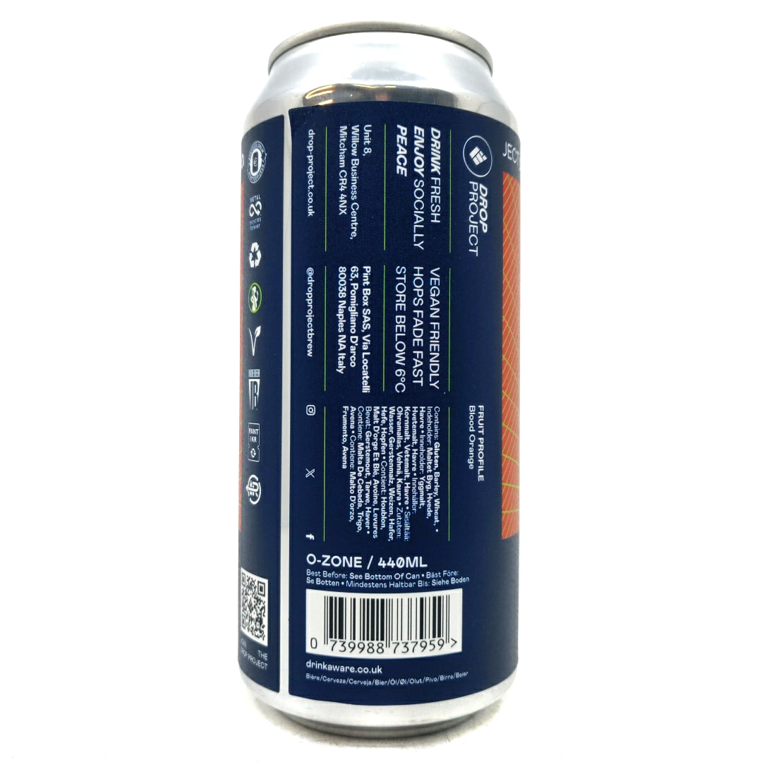 Drop Project O-Zone Blood Orange Sour 4% (440ml can)-Hop Burns & Black