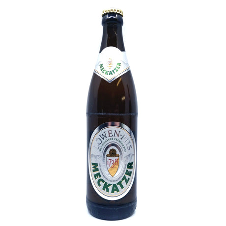 Meckatzer Lowen-Pils 4.8% (500ml)-Hop Burns & Black