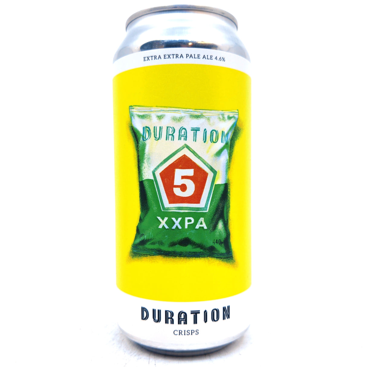Duration x Five Points Crisps Extra Extra Pale Ale 4.6% (440ml can)-Hop Burns & Black