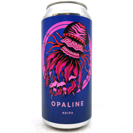 Otherworld Opaline New England IPA 6.4% (440ml can)-Hop Burns & Black