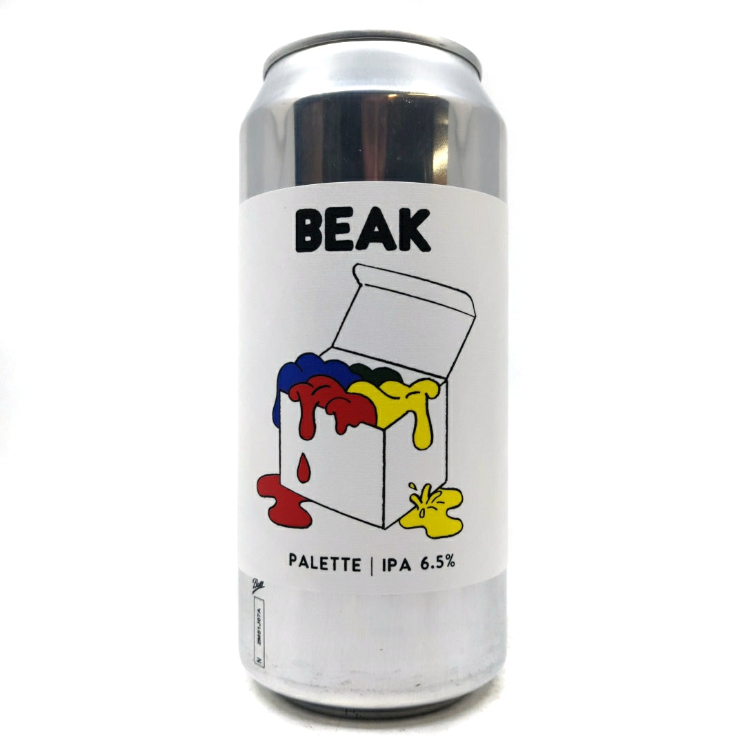 Beak Brewery Palette IPA 6.5% (440ml can)-Hop Burns & Black