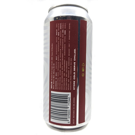 We Can Be Friends Zeus Lager 0.5% (440ml can)-Hop Burns & Black