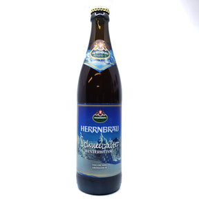 Herrnbrau Schneewalzer Winterweisse 5.6% (500ml)-Hop Burns & Black