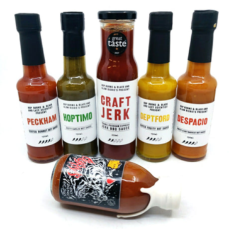 Hop Burns & Black Ultimate Collab Sauce pack (6 sauces)-Hop Burns & Black