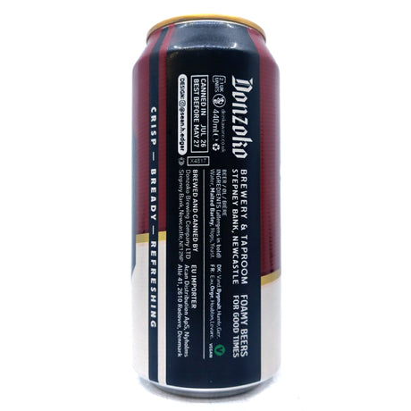 Donzoko Northern Helles Unfiltered Lager 4.2% (440ml can)