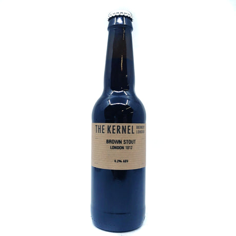 Kernel Brown Stout London 1812 6.2% (330ml)-Hop Burns & Black
