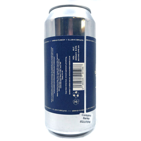 Elusive Brewing x Barney's Beer Side Quest West Coast IPA 6% (440ml can)-Hop Burns & Black