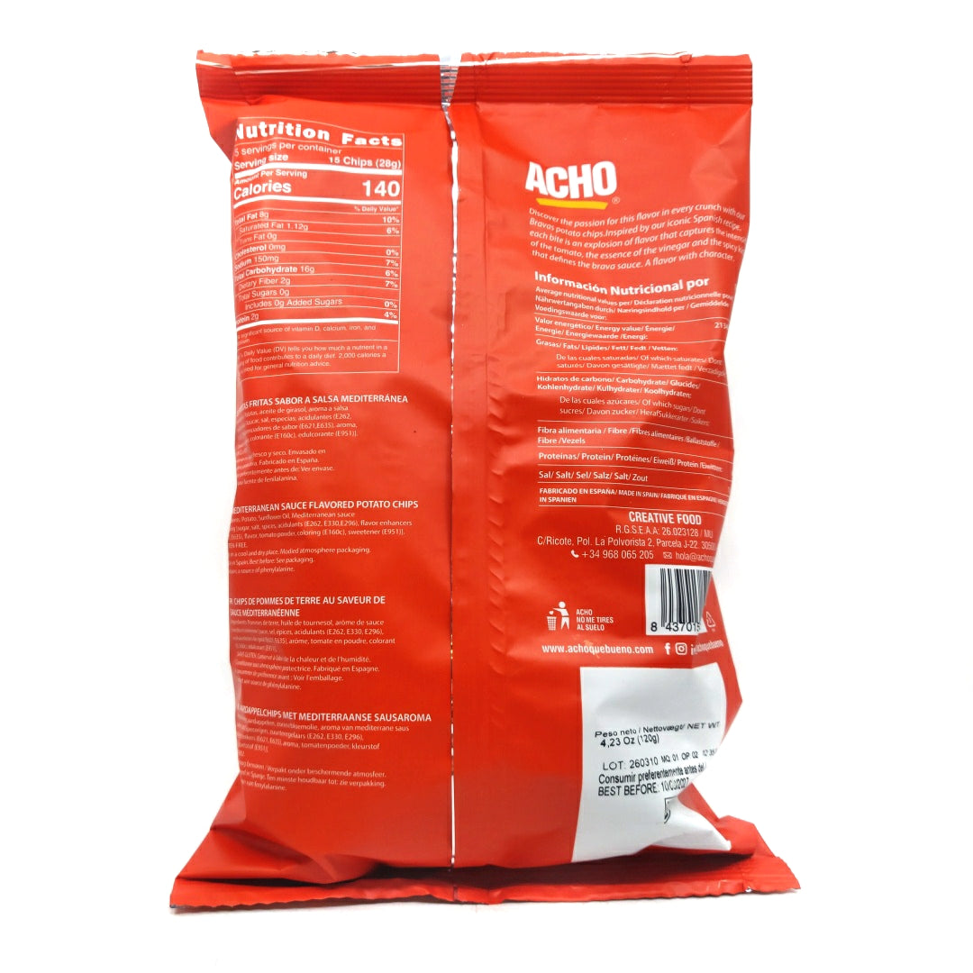 Acho Patatas Bravas Crisps (120g)