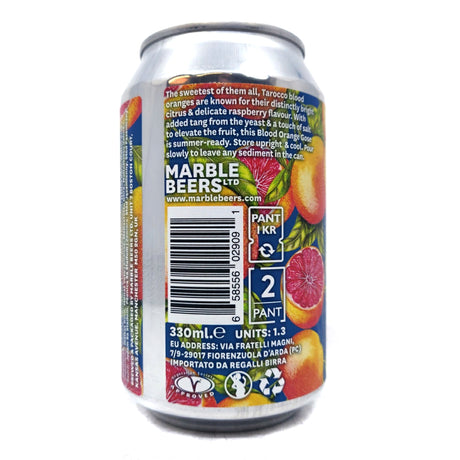 Marble Tarocco Blood Orange Gose 4.1% (330ml can)