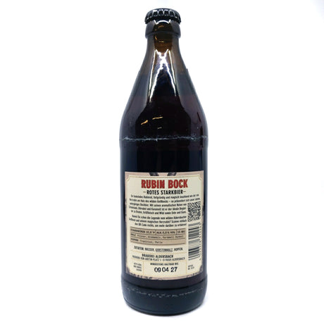 Aldersbacher Rubin-Bock 6.8% (500ml)-Hop Burns & Black