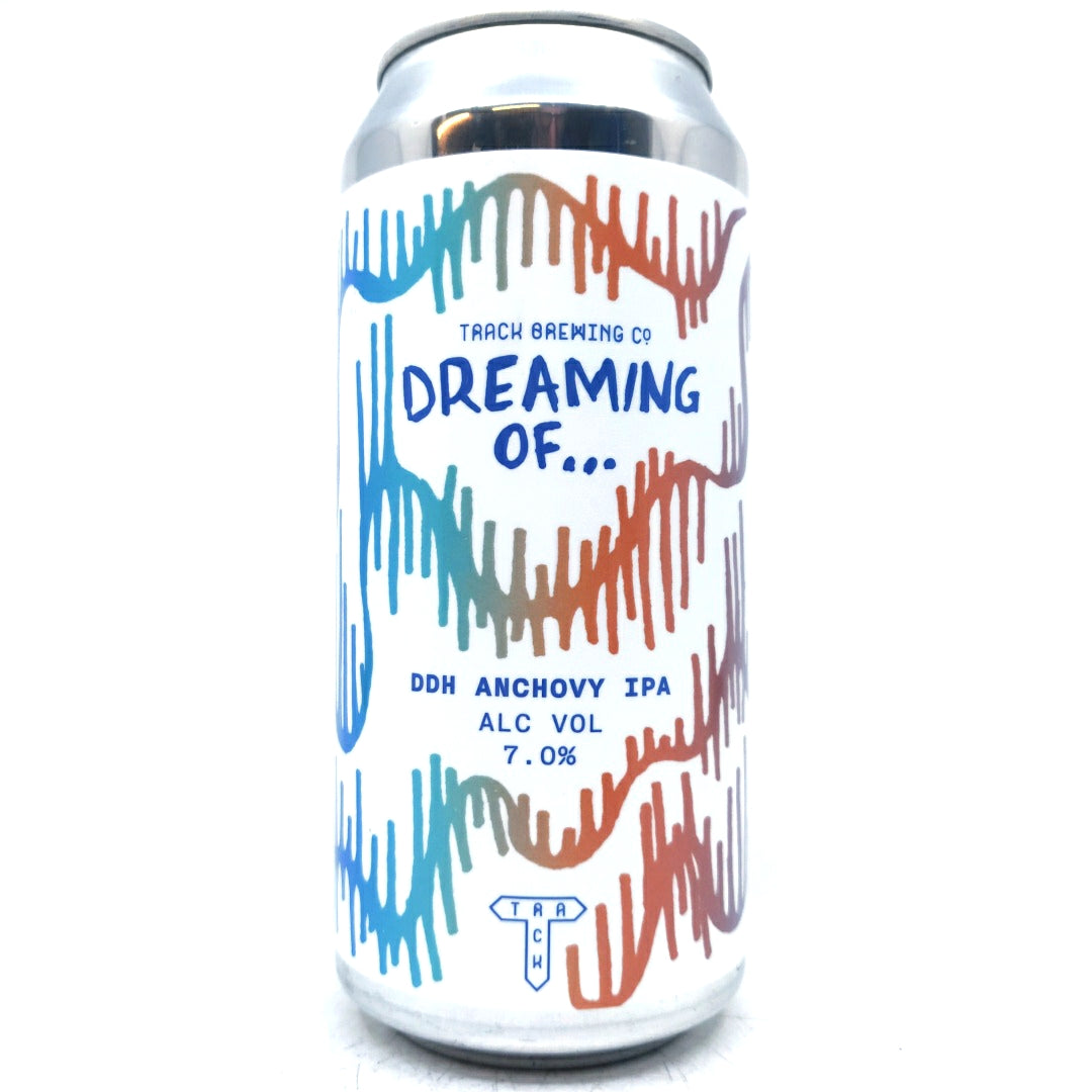 Track Dreaming Of... DDH Anchovy IPA 7% (440ml can)-Hop Burns & Black