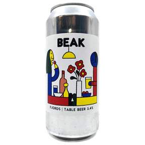 Beak Fjords Table Pale 3.4% (440ml can)-Hop Burns & Black