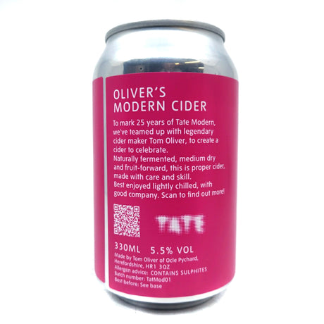 Oliver's Modern Cider 5.5% (330ml can)-Hop Burns & Black