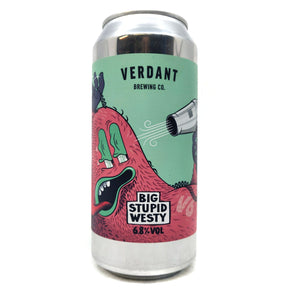 Verdant Big Stupid Westy V6 West Coast IPA 6.8% (440ml can)-Hop Burns & Black