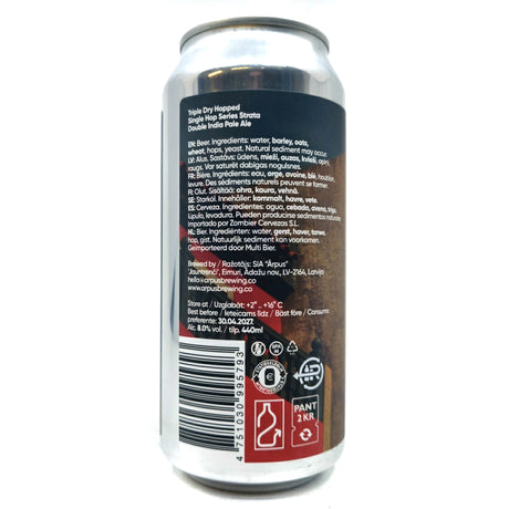 Arpus TDH Single Hop Strata Double IPA 8% (440ml can)