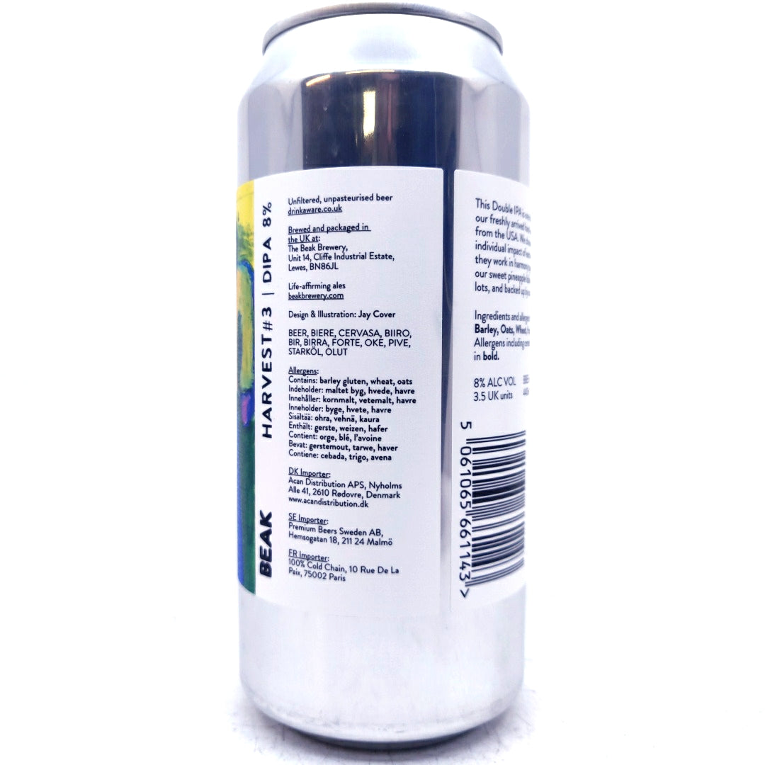 Beak Harvest #3 Double IPA 8% (440ml can)