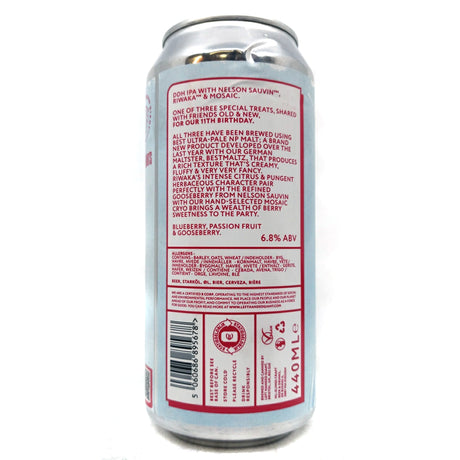 Left Handed Giant x Two Flints Blancmange DDH Hazy IPA 6.8% (440ml can)