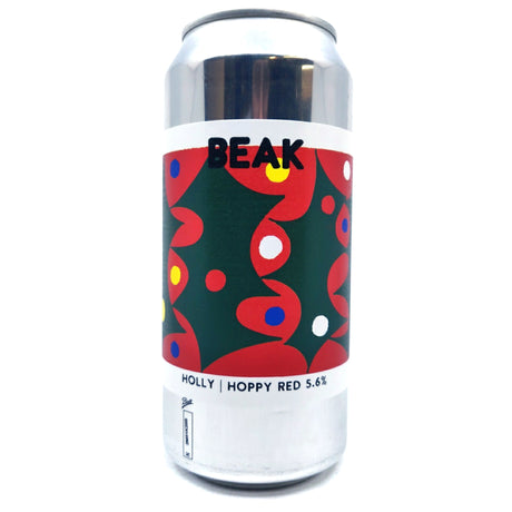 Beak Brewery Holly Hoppy Red 5.6% (440ml can)-Hop Burns & Black