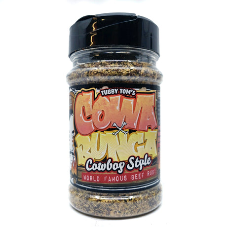 Tubby Tom's Cowabunga Cowboy Mustard x Umami Brisket & Short Rib Rub (190g)-Hop Burns & Black