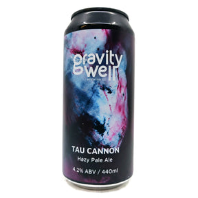 Gravity Well Tau Cannon Pale Ale 4.2% (440ml can)-Hop Burns & Black