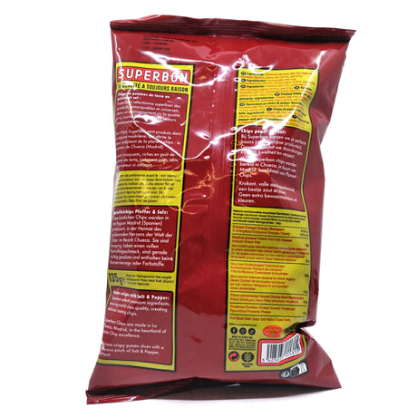 Superbon Salt & Pepper Crisps (125g)-Hop Burns & Black