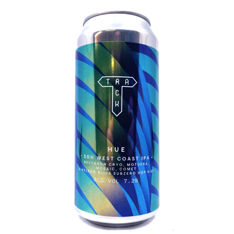 Track Hue West Coast IPA 7.2% (440ml can)-Hop Burns & Black
