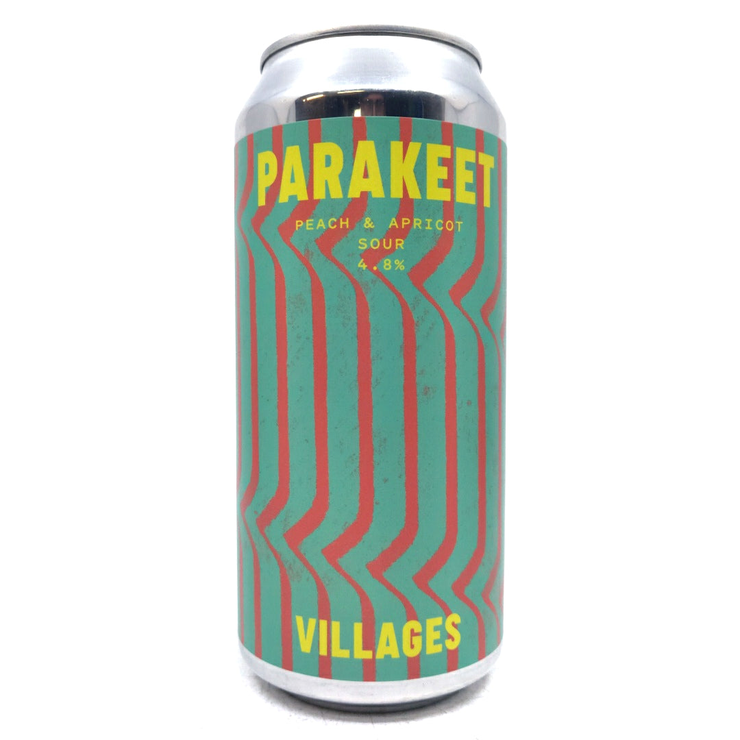 Villages Parakeet Peach & Apricot Sour 4.8% (440ml can)-Hop Burns & Black
