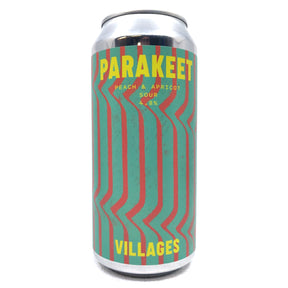 Villages Parakeet Peach & Apricot Sour 4.8% (440ml can)-Hop Burns & Black