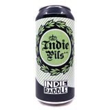 Indie Rabble Indie Pils 4.2% (440ml can)-Hop Burns & Black
